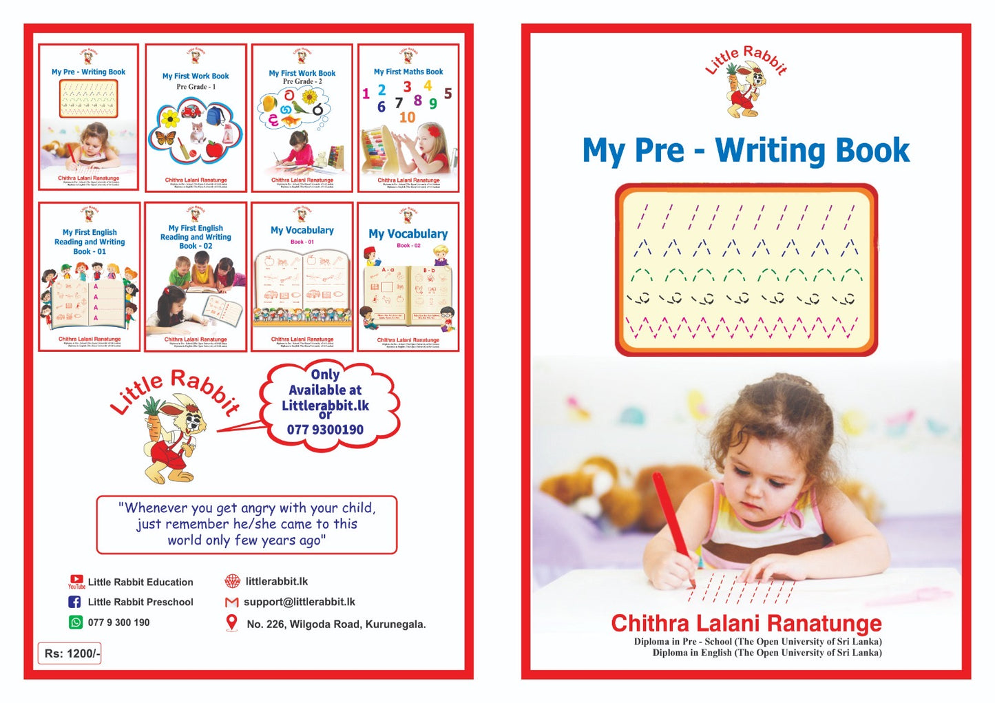 My Pre - Writing Book