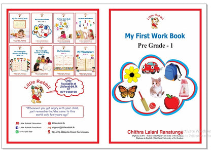 My First Work Book Pre Grade-1